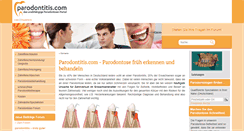 Desktop Screenshot of parodontitis.com